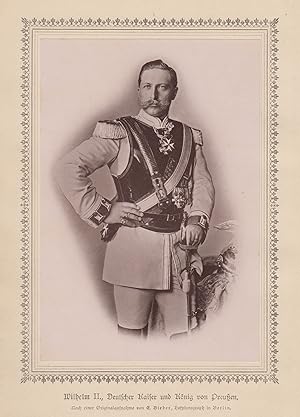 Seller image for (Berlin 27. 01. 1859 - 04. 06. 1941 Doorn, Niederlande). Knig von Preussen. Kniestck in Galauniform. for sale by Antiquariat Clemens Paulusch GmbH