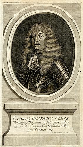 (Skokloster b. Uppsala 05. 12. 1613 - 24. 06. 1676 Gut Spyker, Rügen). Schwed. Feldmarschall und ...