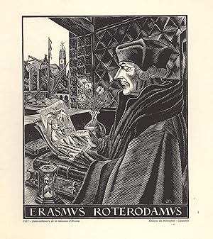 Erasmus Desiderius von Rotterdam (Rotterdam 27. 10. 1465/9 - 12. 07. 1536 Basel). Bedeutender nie...