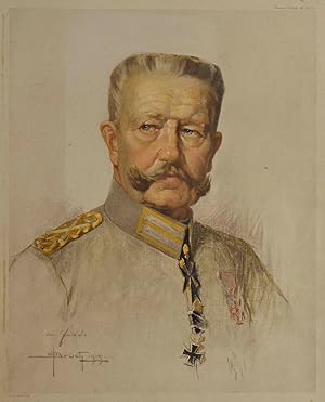 Imagen del vendedor de (Posen 02. 10. 1847 - 02. 08. 1934 auf Gut Neudeck, Ostpreuen). Deutsch. Politiker. Brustbild in Felduniform. a la venta por Antiquariat Clemens Paulusch GmbH