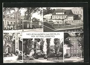 Image du vendeur pour Ansichtskarte Neuenhagen bei Berlin /Kr. Strausberg, Ernst-Thlmann-Strasse, Kulturhaus, Eingang zum Krankenhaus mis en vente par Bartko-Reher