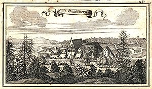 Bild des Verkufers fr Kloster Gnadenberg, "Closter Gnadeberg". zum Verkauf von Antiquariat Clemens Paulusch GmbH