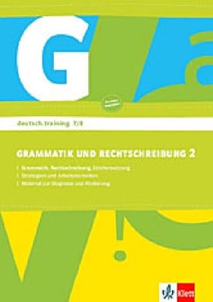 Imagen del vendedor de deutsch.training. Arbeitsheft Grammatik und Rechtschreibung 7./8. Klasse a la venta por Smartbuy