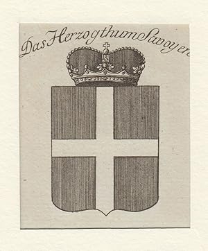 Bild des Verkufers fr Das Herzogthum Savoyen". zum Verkauf von Antiquariat Clemens Paulusch GmbH