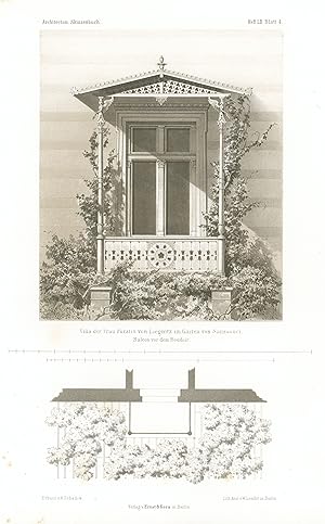 Bild des Verkufers fr Villa von Liegnitz, "Villa der Frau Frstin von Liegnitz im Garten von Sanssouci". zum Verkauf von Antiquariat Clemens Paulusch GmbH