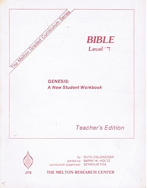 Bild des Verkufers fr Genesis, a New Student Workbook (Daled) zum Verkauf von Bookshop Baltimore