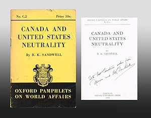 Canada and United States Neutrality (Signed by Author)