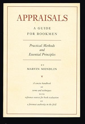Appraisals : A Guide for Bookmen
