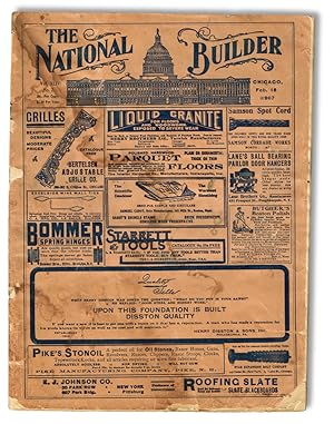 The National Builder. Feb. 15th, 1907 - Vol. XLIV No. 2 (Trade Magazine)