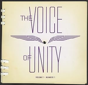 Immagine del venditore per The Voice of Unity, Vol. 1 Number 1 venduto da Antipodean Books, Maps & Prints, ABAA