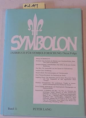 Image du vendeur pour Symbolon. Jahrbuch fr Symbolforschung - Neue Folge, Band 11 mis en vente par Antiquariat Trger