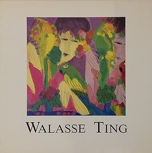 Blue, WALASSE TING Flowers 62.25" x 43.25" Poster 1989 Contemporary Multicolor