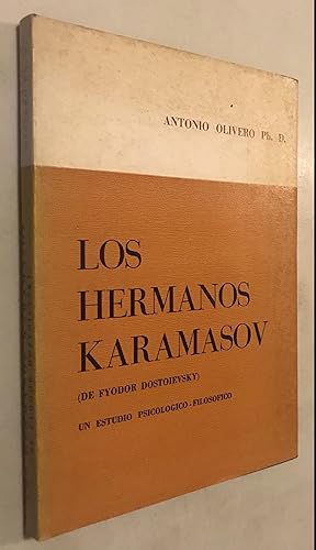 Immagine del venditore per Los Hermanos Karamasov un estudio Psicologico filosofico venduto da Once Upon A Time