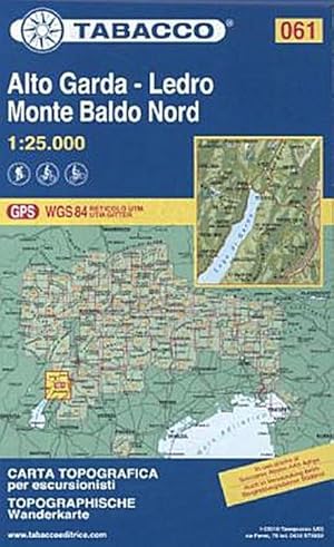 Bild des Verkufers fr Tabacco Wandern 1 : 25 000 Alto Garda - Ledro - Monte Baldo Nord zum Verkauf von Smartbuy