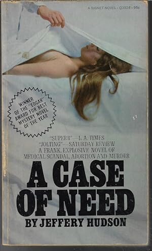 Imagen del vendedor de A CASE OF NEED a la venta por Books from the Crypt