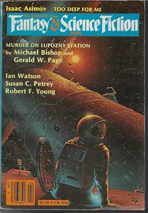 Seller image for The Magazine of FANTASY AND SCIENCE FICTION (F&SF): April, Apr. 1981 for sale by Books from the Crypt