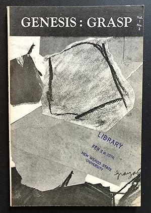Imagen del vendedor de Genesis : Grasp Quarterly, Volume 1, Number 2 (1969) a la venta por Philip Smith, Bookseller