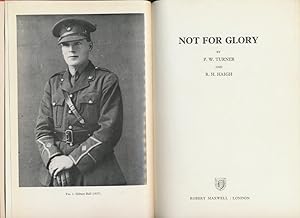 Bild des Verkufers fr Not for glory : [a personal history of the 1914-18 war] zum Verkauf von CorgiPack