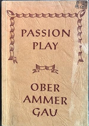 Imagen del vendedor de Passion Play in Oberammergau. a la venta por books4less (Versandantiquariat Petra Gros GmbH & Co. KG)
