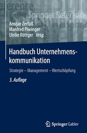 Bild des Verkufers fr Handbuch Unternehmenskommunikation zum Verkauf von BuchWeltWeit Ludwig Meier e.K.