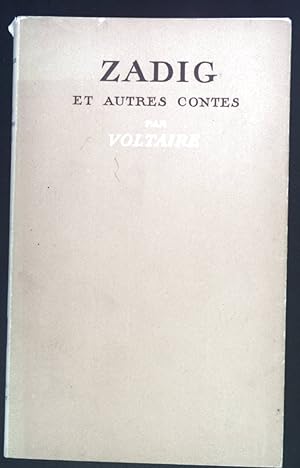 Bild des Verkufers fr Zadig et Autres Contes. Biblitheque de Cluny, Volume 40. zum Verkauf von books4less (Versandantiquariat Petra Gros GmbH & Co. KG)