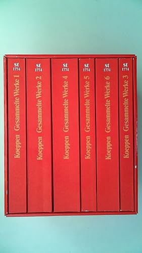 Seller image for GESAMMELTE WERKE - 6 Bnde, Romane, Erzhlende Prosa, Berichte und Skizzen, Essays und Rezensionen; for sale by Antiquariat Maiwald