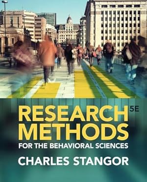 Seller image for Research Methods for the Behavioral Sciences for sale by AHA-BUCH GmbH
