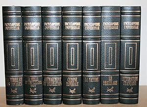 7 Volumes: Encyclopedie Universelle. Le Bricolage. Litterature Francaise. La Terre et les Voyages...