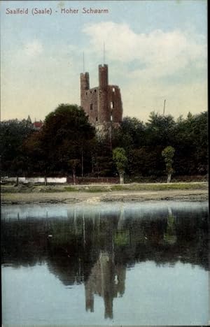 Bild des Verkufers fr Ansichtskarte / Postkarte Saalfeld an der Saale Thringen, hoher Schwarm zum Verkauf von akpool GmbH