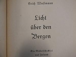 Licht über den Bergen - Ein Mädelschicksal auf Island