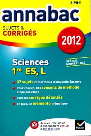 Sciences 1?re ES, L - Collectif