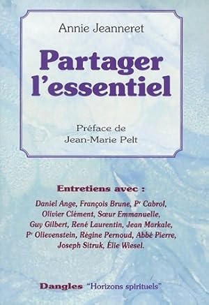 Bild des Verkufers fr Partager l'essentiel - Annie Jeanneret zum Verkauf von Book Hmisphres