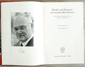 Seller image for im sozialen Rechtsstaat. Festschrift zum 70. Geburtstag. Hrsg. v. Stefan Muckel. for sale by Antiquariat + Verlag Klaus Breinlich