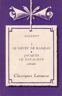 Seller image for OEuvres choisies Tome I : Le neveu de Rameau / Jacques le fataliste (extraits) - Denis Diderot for sale by Book Hmisphres
