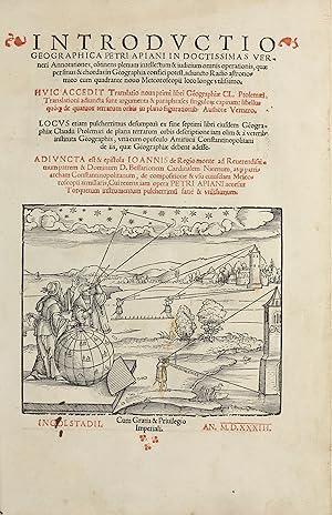 Introductio geographica in Verneri annotationes / Horoscopium generale dignoscendis horis cuiuscu...