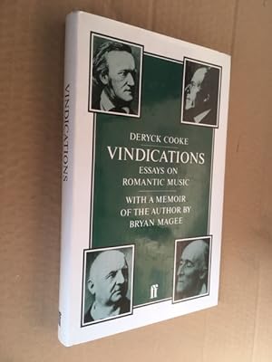 Seller image for Vindications: Essays on Romantic Music, with a Memoir of the Author by Bryan Magee for sale by Raymond Tait
