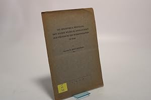 Bild des Verkufers fr Die Bibliotheca Hertziana der Kaiser Wilhelm-Gesellschaft zur Frderung der Wissenschaften in Rom. zum Verkauf von Antiquariat Bookfarm