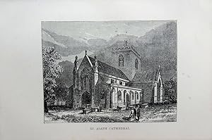 Imagen del vendedor de Wales - St. Asaph Cathedral. a la venta por theoldmapman