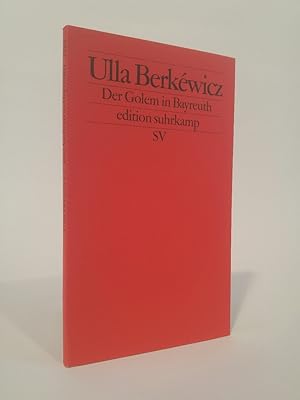Seller image for Der Golem in Bayreuth [Neubuch] Ein Musiktheaterspiel (edition suhrkamp) for sale by ANTIQUARIAT Franke BRUDDENBOOKS