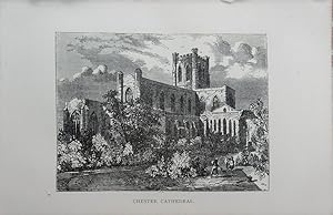 Imagen del vendedor de Cheshire - Chester Cathedral. a la venta por theoldmapman