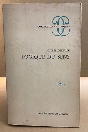 Lagique du sens