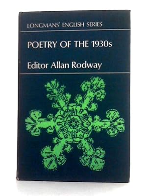 Seller image for Poetry of the 1930s; An Anthology for sale by World of Rare Books