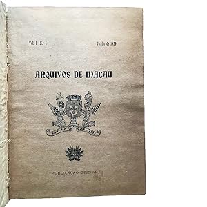 Arquivos de Macau: boletim do Arquivo Historico de Macau Vol. 1 [-3].