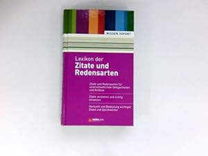 Lexikon der Zitate und Redensarten :