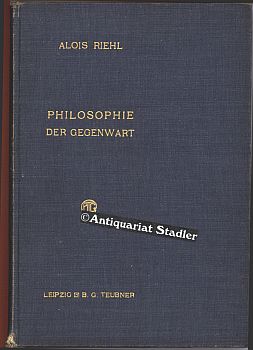 Bild des Verkufers fr Zur Einfhrung in die Philosophie der Gegenwart. Acht Vortrge. zum Verkauf von Antiquariat im Kloster