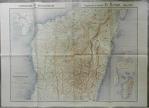 Partie centrale de Madagascar d'après les nouveaux levés et les documents les plus récents.