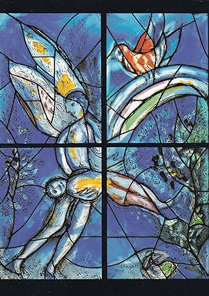 Bild des Verkufers fr Postkarte - Chorfenster in Pfarrkirche St. Stephan, Mainz zum Verkauf von Buchhandlung & Antiquariat Rother