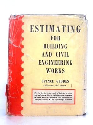 Bild des Verkufers fr Estimating For Building and Civil Engineering Works zum Verkauf von World of Rare Books