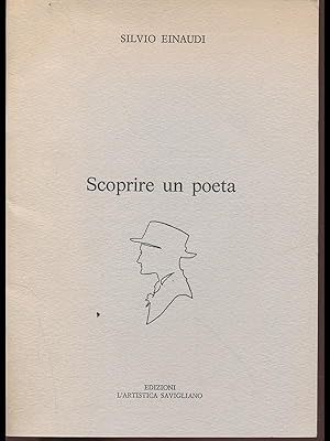 Bild des Verkufers fr Scoprire un poeta zum Verkauf von Librodifaccia