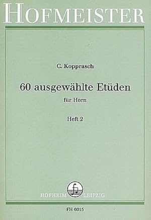 Bild des Verkufers fr Sechzig ausgewählte Etüden für Horn 2 : Noten zum Verkauf von Smartbuy